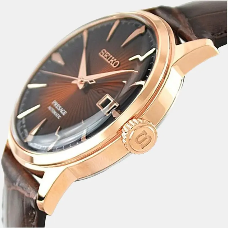 Seiko Presage Cocktail Time 'Manhattan' Calfskin Men's Watch  SRPB46J1